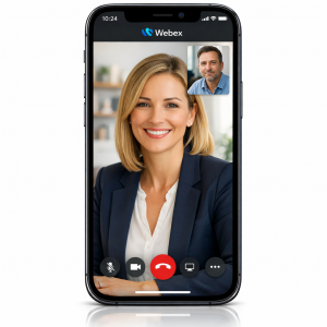 Webex auf dem Smartphone